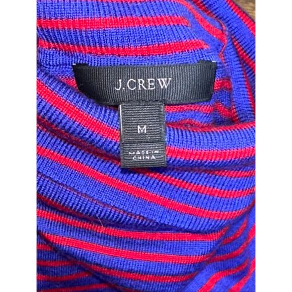 J. Crew Merino Wool Striped Tippi Turtleneck Sweater - Picture 3 of 6
